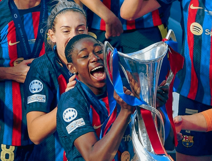 Asisat Oshoala Missing As FC Barcelona Women Beat Wolfsburg To Win UWCL 