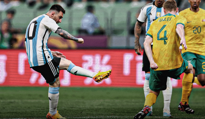 Lionel Messi Records Fastest Goal In His Career Against Australia