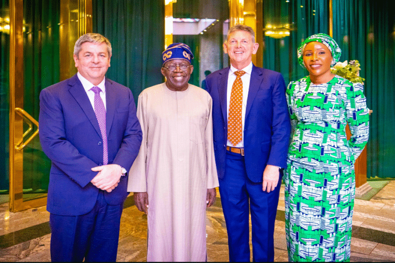 Tinubu Meets Exxon Mobil Executives At Aso Rock [Photos]