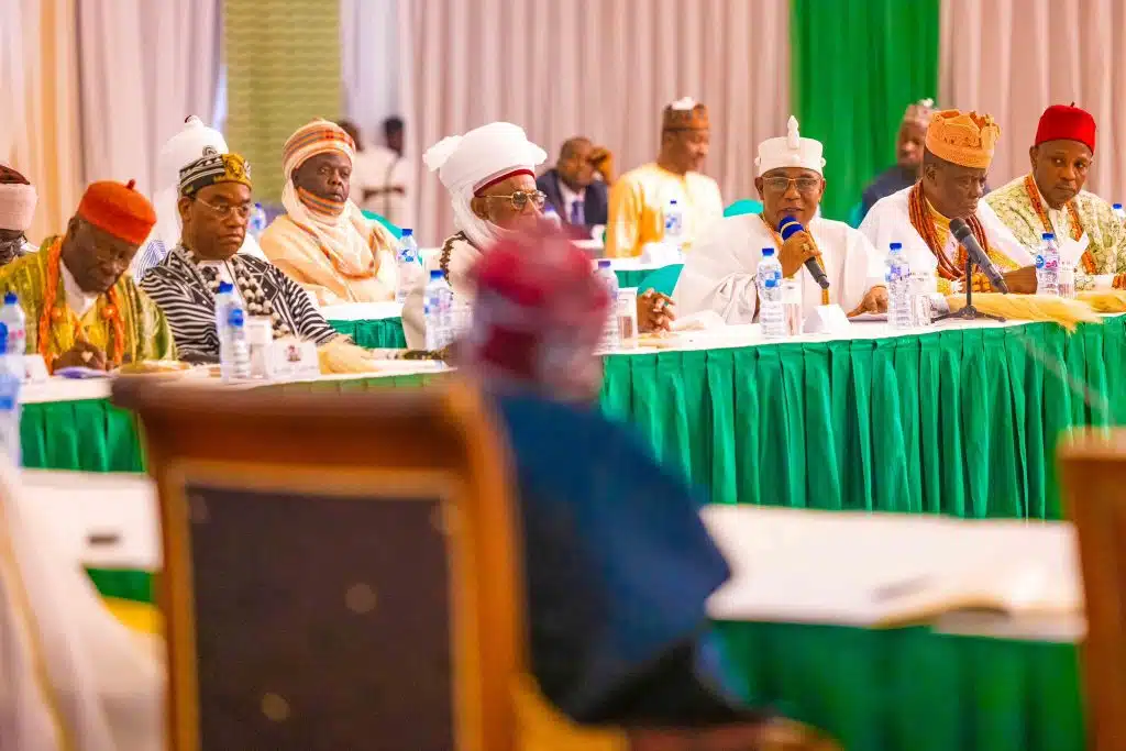 Photo News: Tinubu Meets Ooni Of Ife, Sultan Of Sokoto, Other Traditional Rulers