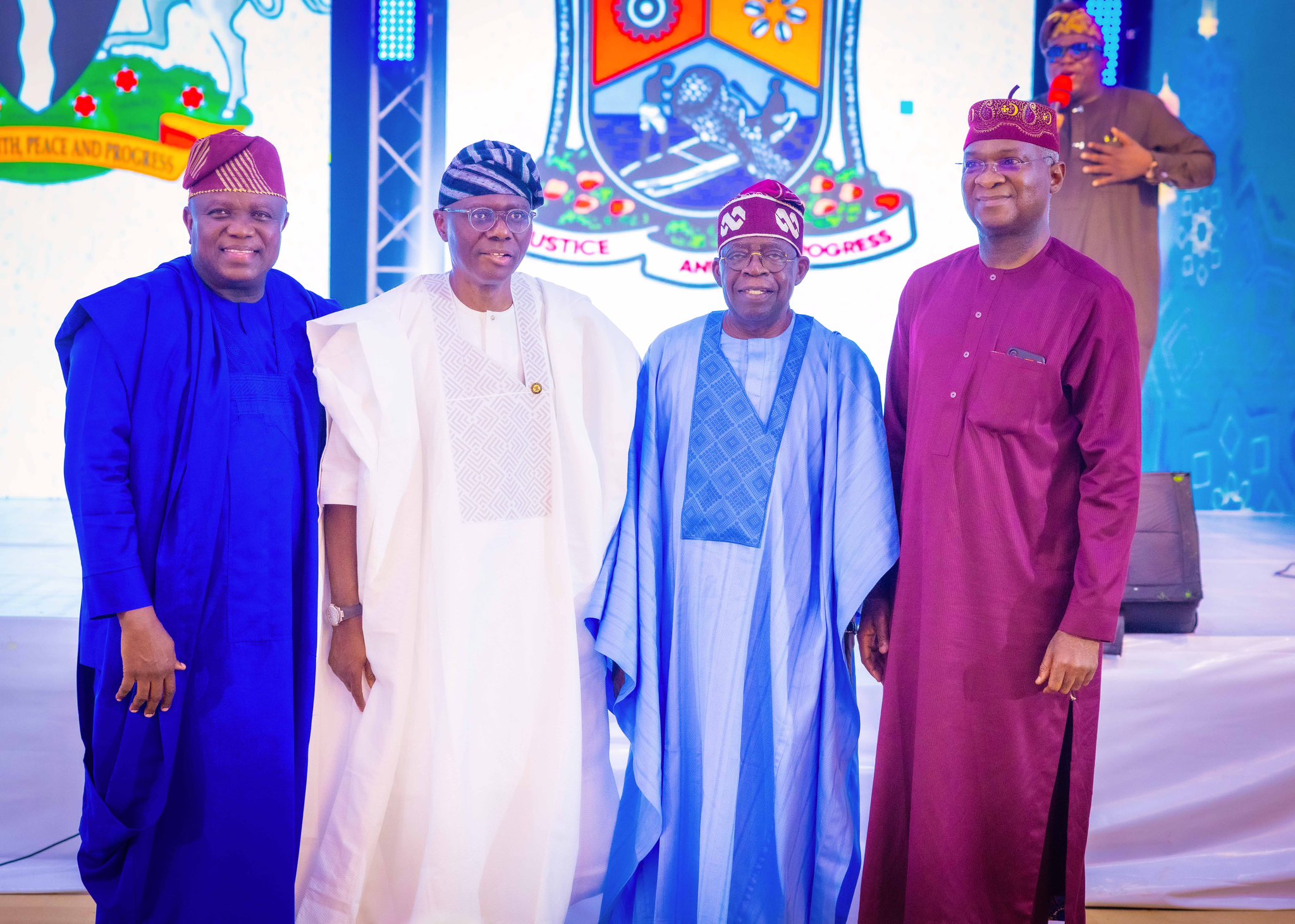 Photo News: Tinubu Meets Ambode, Fashola, Others In Lagos