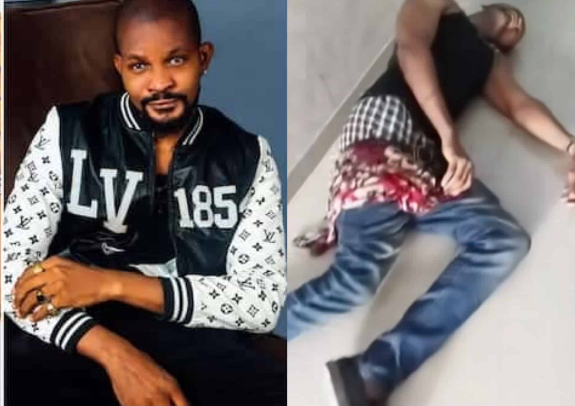 Controversial Nollywood Actor Uche Maduagwu Raises Concerns with Lifeless Video in Lagos Hotel