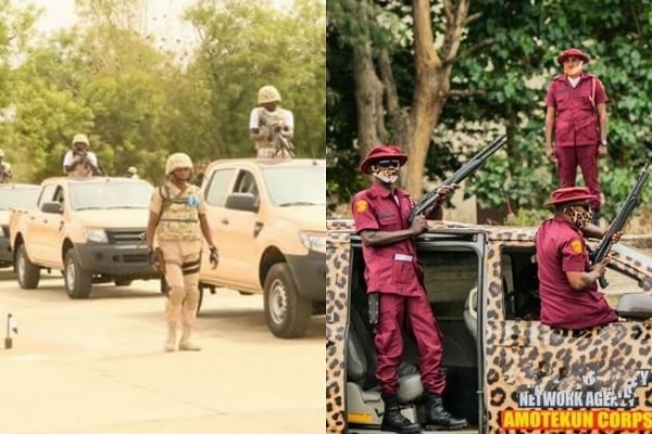 Clash Erupts Between Amotekun and Nigerian Immigration Service in Osun State, Heightening Tensions