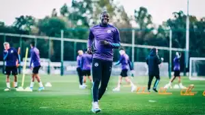 Benjamin Mendy Returns To Training After Being Cleared Of Rape Allegation - [Photos]