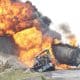 Tension As Fuel-Laden Tanker Explodes In Lagos