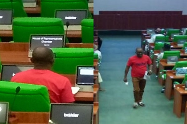 House Of Rep Member Sent Out Of Chamber For Improper Dressing (Photo)