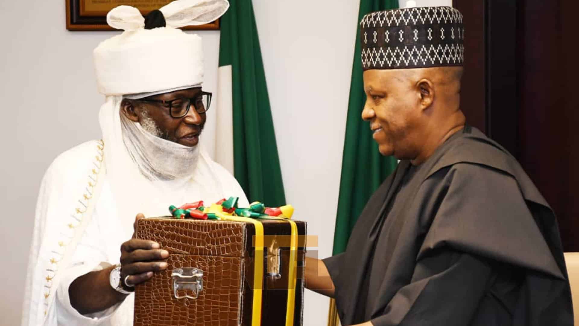 Hadeija Shettima Receives Prominent Northern Monarch In Aso Rock [Photos ...