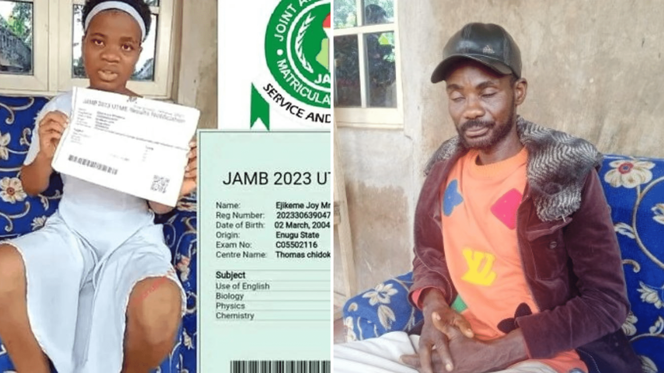 Mmesoma’s Father Breaks Silence On Result Falsification, Speaks On Suing JAMB