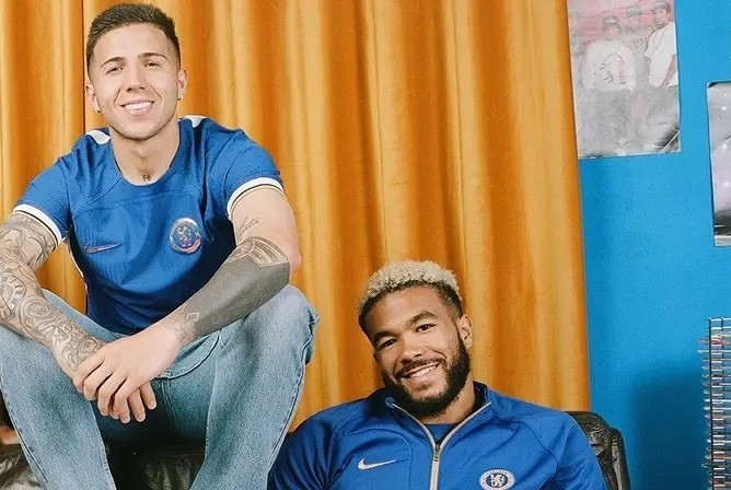Chelsea Release 2023-2024 Home Jersey Without Front Of Shirt Sponsor 
