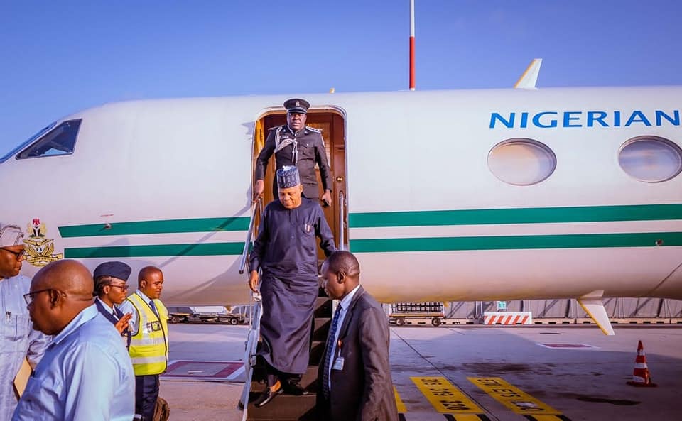 Vice President Kashim Shettima Arrives China