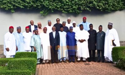 See List Of Former Governors Present At Meeting With President Tinubu (Photo)