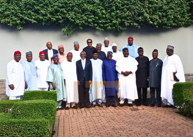 See List Of Former Governors Present At Meeting With President Tinubu (Photo)