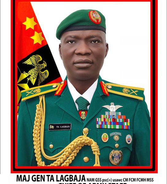 Army Releases Official Portrait Of New COAS, Lagbaja