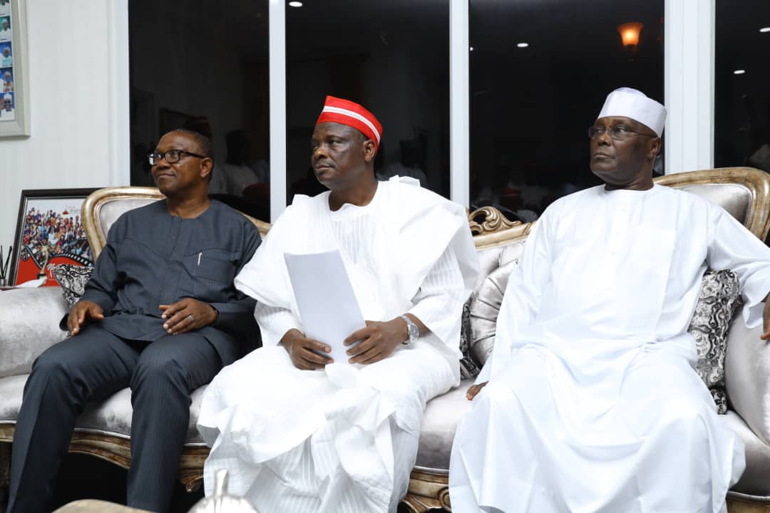 Buhari's Ex-aide Reacts As Kwankwaso, Peter Obi, Atiku Reportedly Plan Merger