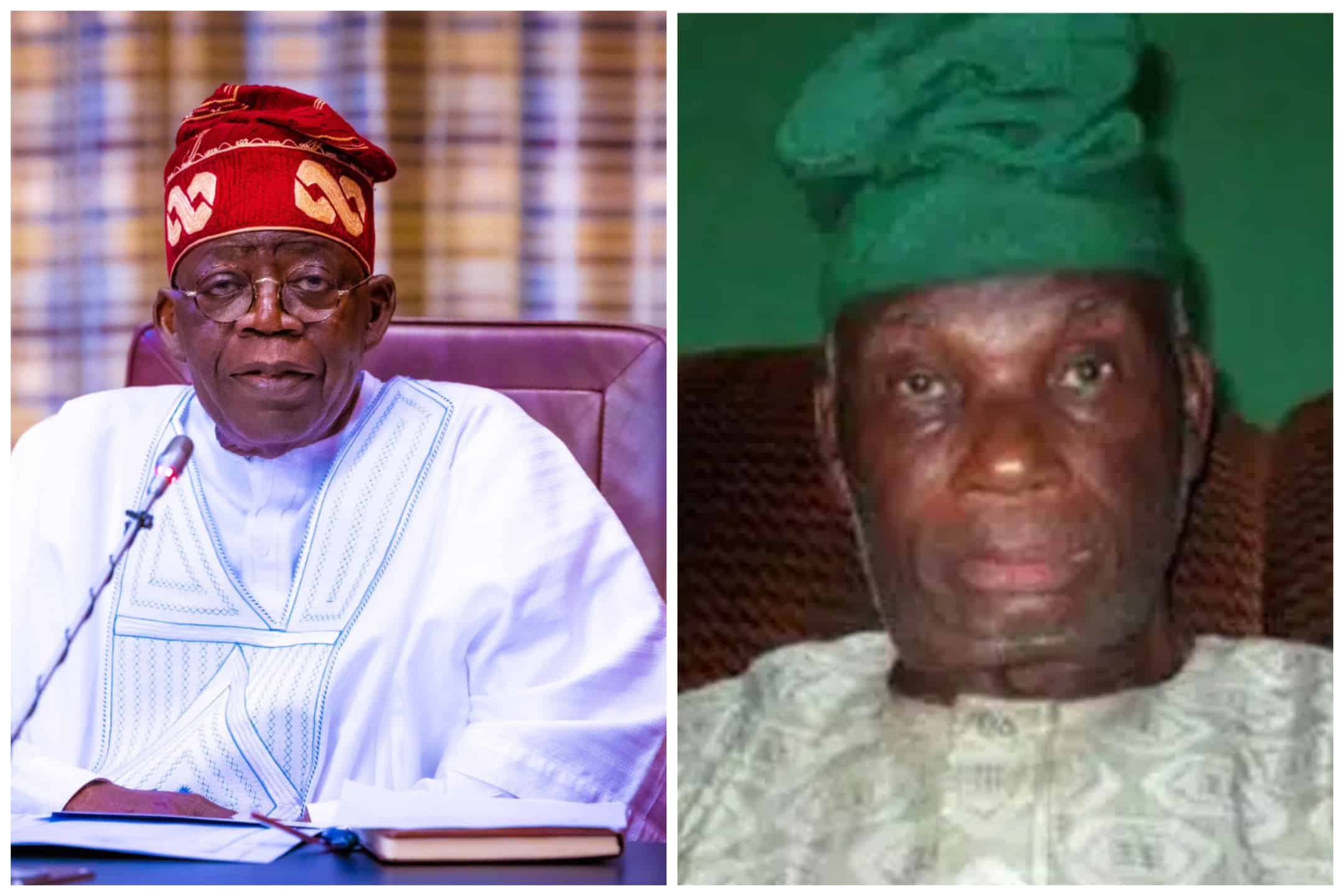 Bola Tinubu and Pa Taiwo Akinkunmi