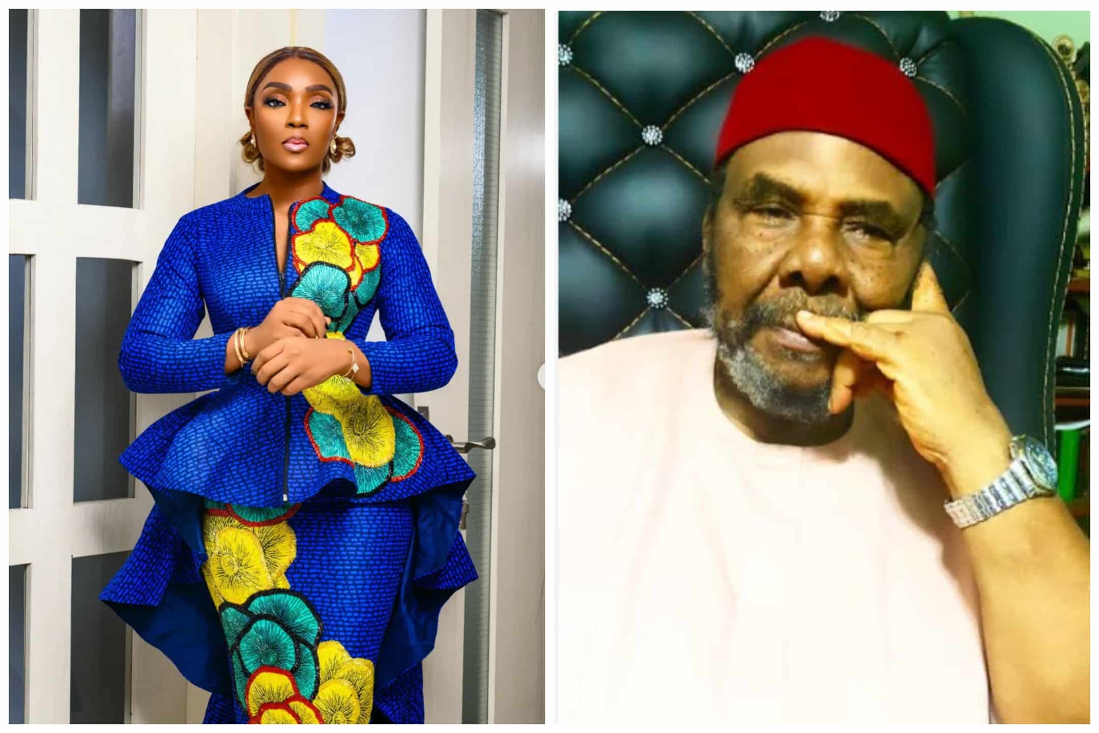 Chioma Chukwuka and Pete Edochie