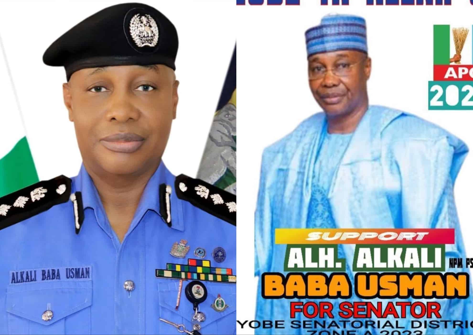 Reactions As Poster Of Former IGP Of Police Contesting For Senatorial Post Emerges