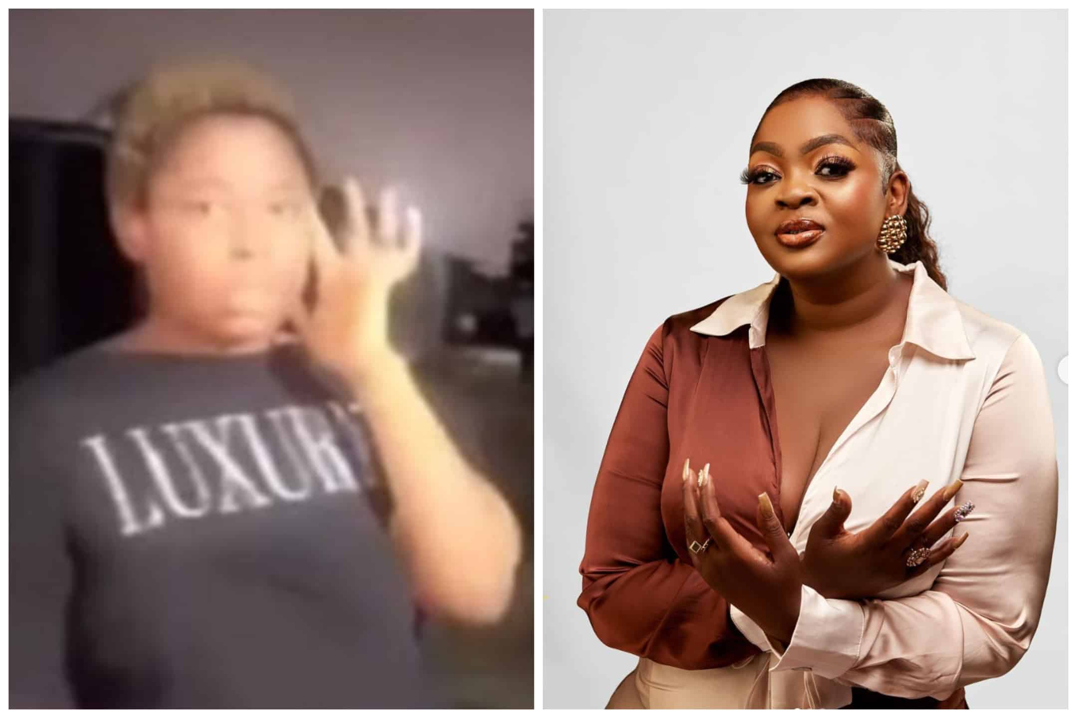 Eniola Badmus and Tiktoker