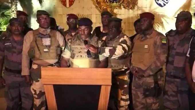 Gabon Coup Leaders Dissolves National Assembly, Close Borders, Others