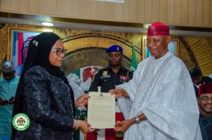 Gov Yusuf Swears In First Female Substantive Chief Judge In Kano State (Photos)