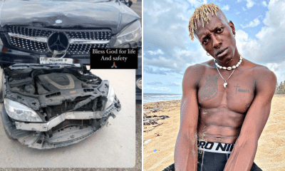 BBNaija Star, Hermes Survives Car Accident