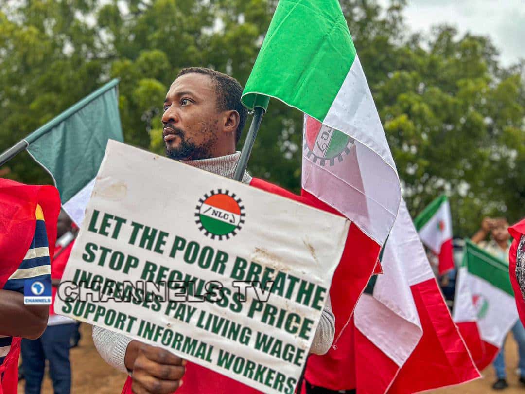 Let The Poor Breathe: NLC Abuja, Kano, Ogun, Plateau Begins Protest - [Videos]