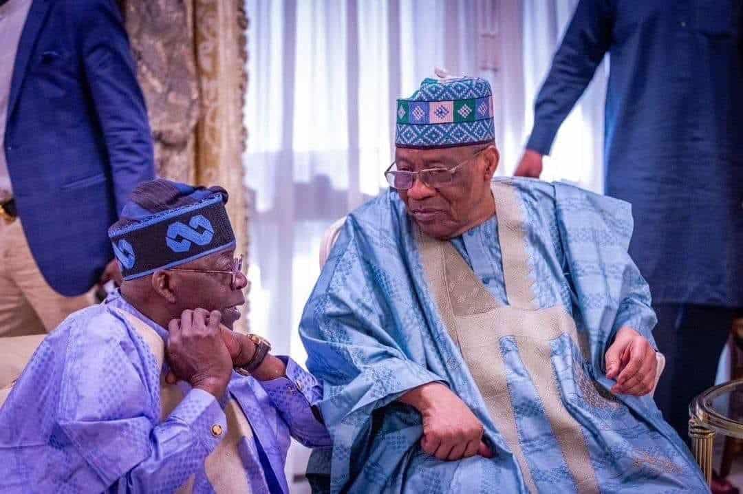 President Tinubu Visits IBB In Minna (Photo)