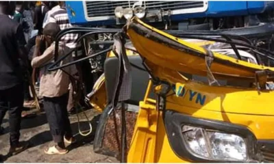 Three Passengers Die As Truck Rams Into Tricycle In Ogun