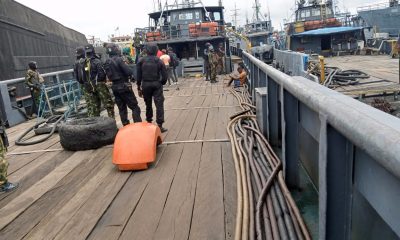 Nigerian Navy Sets Ablaze 350,000 Litres Of Oil-laden Vessel Arrested In Rivers