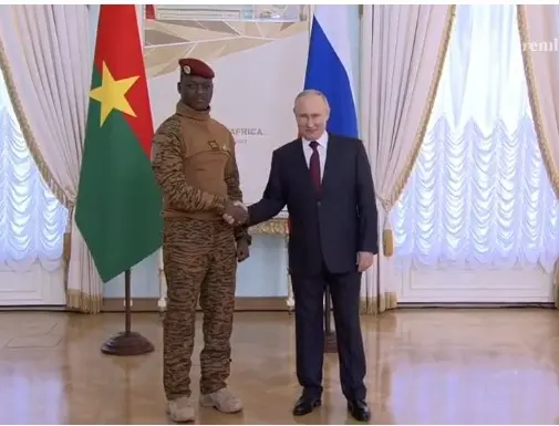 Niger Coup: Russia's President Putin Storms Burkina Faso, Meets Traore