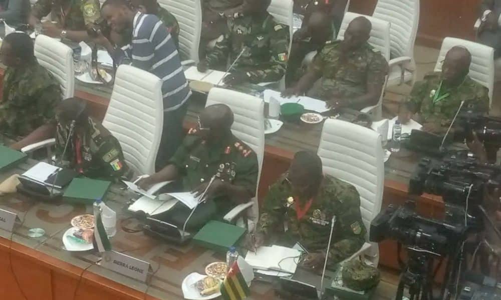 JUST IN: West African Military Chiefs To Meet In Ghana Over Niger Republic Crisis