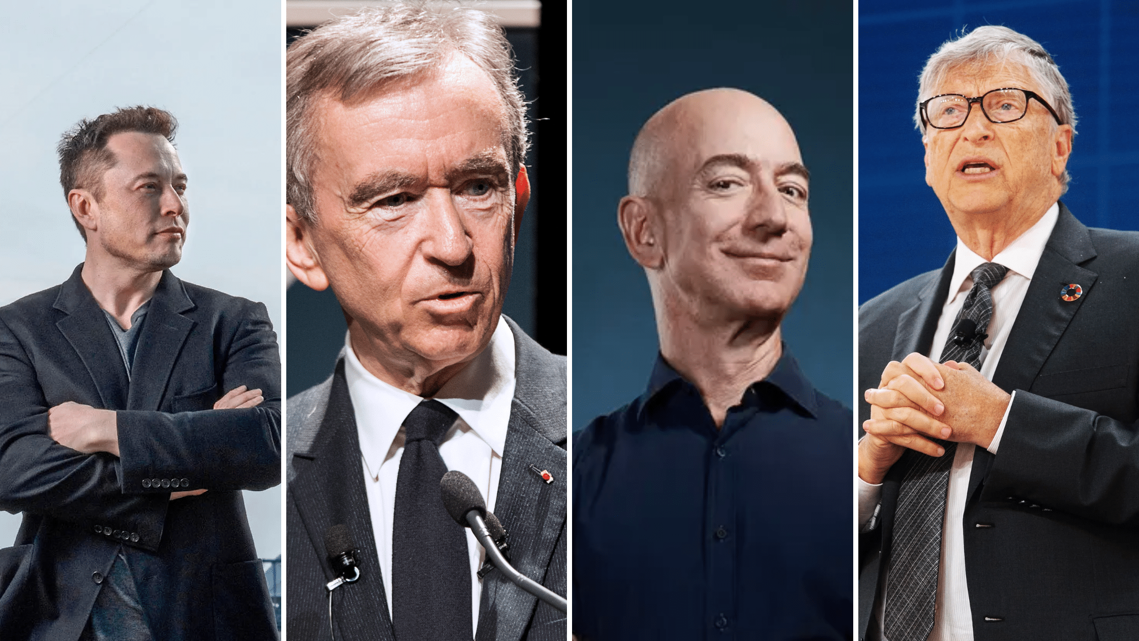 World Richest Men: Elon Musk, Jeff Bezos Take Top Spot In Latest Ranking - [Full List]