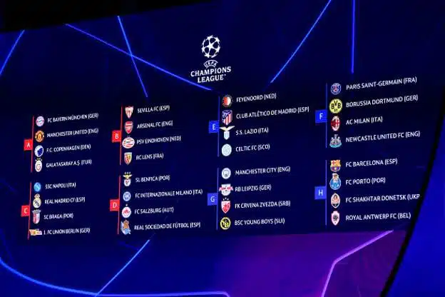 UEFA Champions League 2024 Group