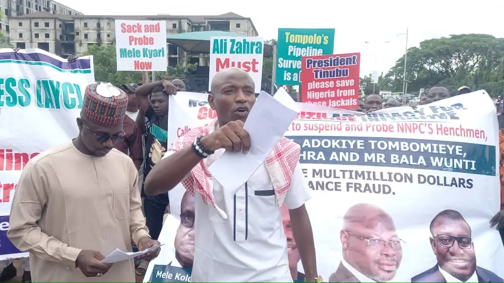 Arewa Youths Storm NNPC Headquarters, Call For Kyari's Removal, Termination Of Tompolo’s Pipeline Contract