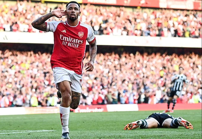 EPL: Odegaard, Rice, Jesus, Rashford Score As Arsenal Beats Man United 3-1