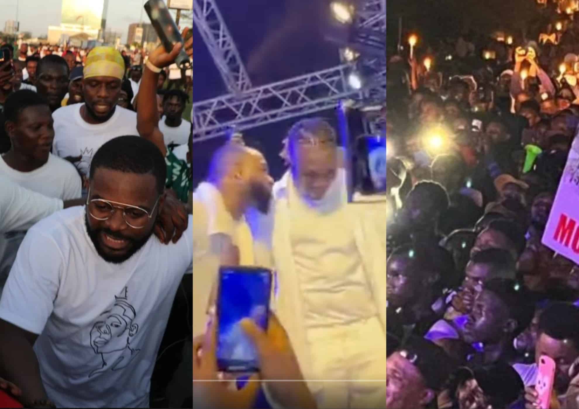 Top Nigerian Celebrities At Mohbad’s Candlelight Procession