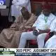 Photos: Ganduje, Other Top APC Chieftains Sleeping At Presidential Tribunal Judgement