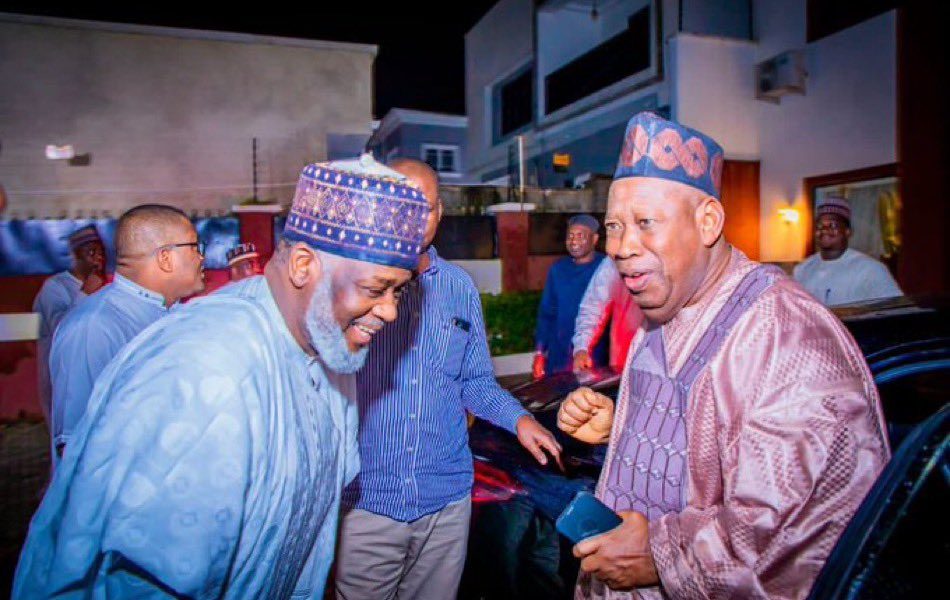 Video: See How Ganduje, Gawuna Reacted After Tribunal Declared APC Winner Of Kano Governorship Election