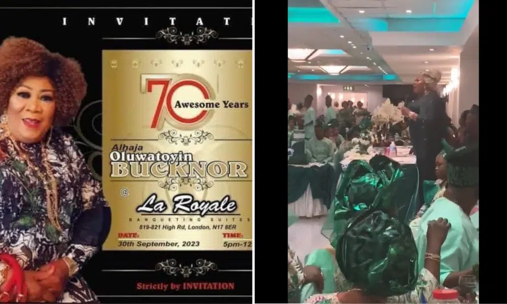 Video: Get Out Of My Party If You Are Not Wearing Aso-Ebi - Woman Causes Stirs On Her 70th Birthday