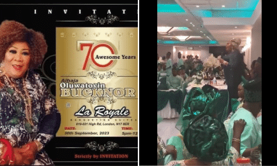 Video: Get Out Of My Party If You Are Not Wearing Aso-Ebi - Woman Causes Stirs On Her 70th Birthday