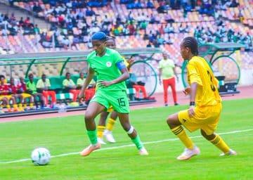 The Super Falcons of Nigeria disgraced the Lucy of Ethiopia out of the 2024 Olympics qualifiers with a commanding victory in Abuja this evening, October 31.