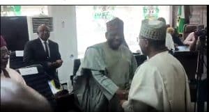 Videos: INEC Boss, Yakubu Meets Chairmen Of Political Parties Ahead Of Kogi, Bayelsa, Imo Election