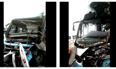 Video: BRT Bus Crashes On Lagos Highway - LASEMA Reacts