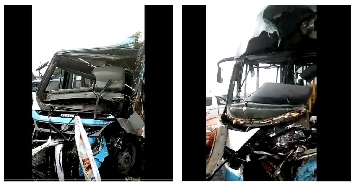 Video: BRT Bus Crashes On Lagos Highway - LASEMA Reacts