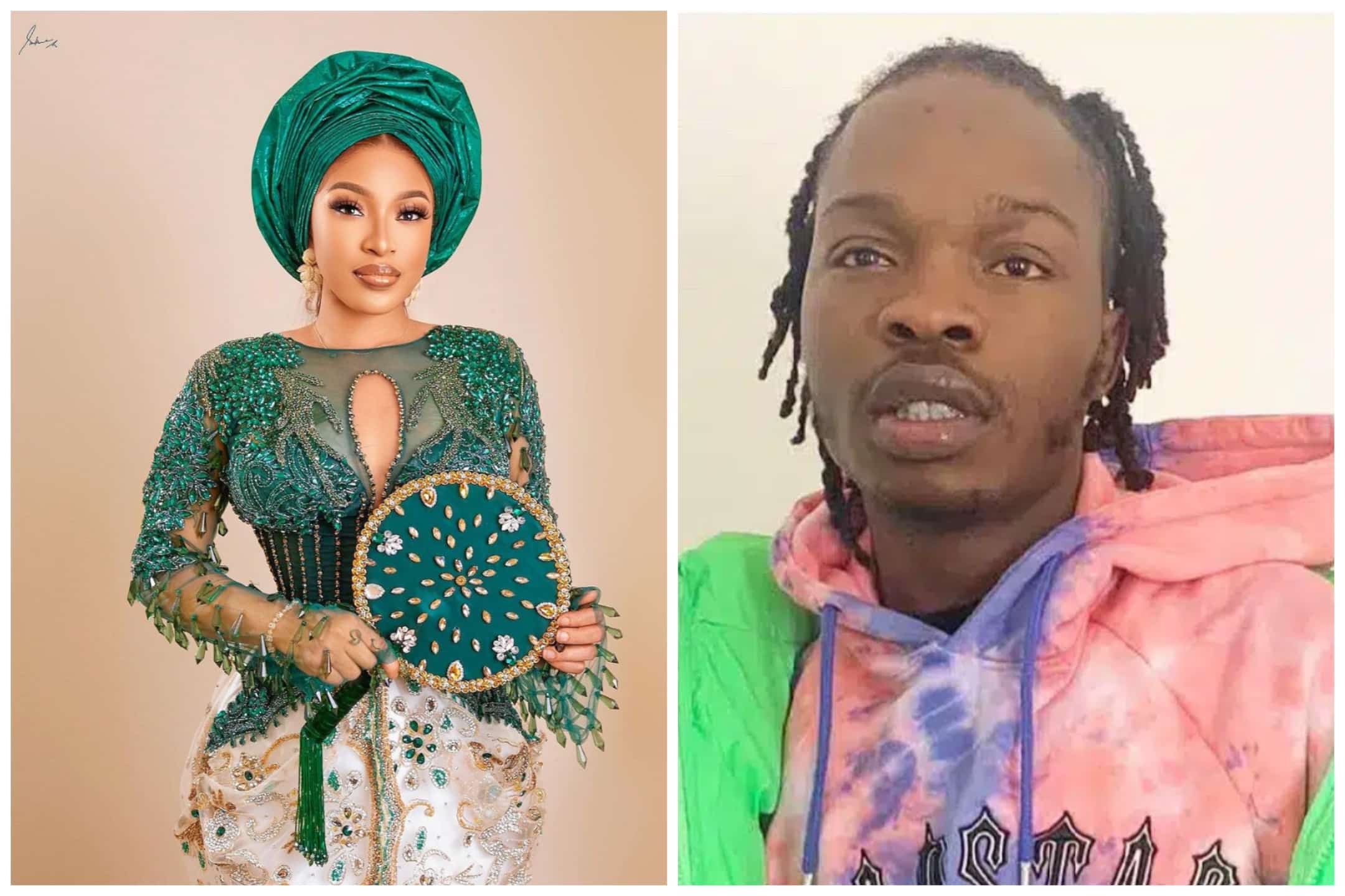 Naira Marley and Tonto