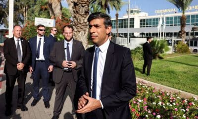 Hamas: British PM, Rishi Sunak Arrives In Israel To Meet Netanyahu