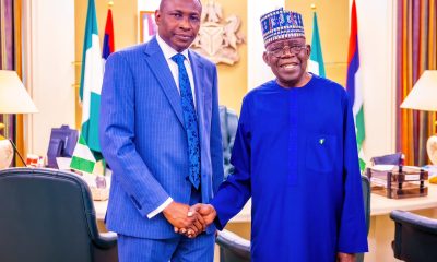 EFCC Chairman, Ola Olukoyede Visits Tinubu In Aso Rock (Photos)