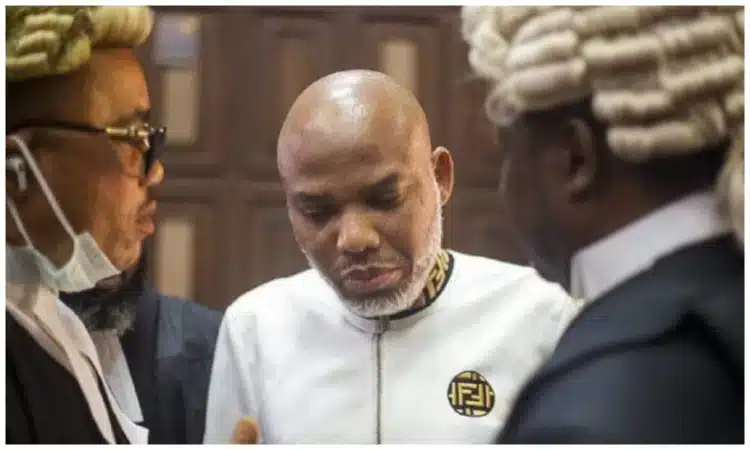 Nnamdi Kanu's Counsel Aims For Bail On Merit In Terrorism Trial On March 19