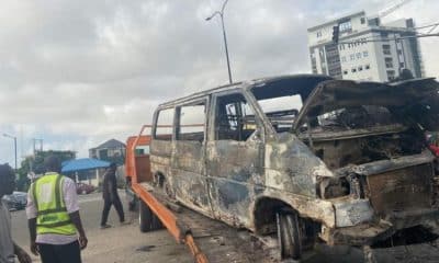 Three Die As Fire Guts Commercial Vehicle In Lagos