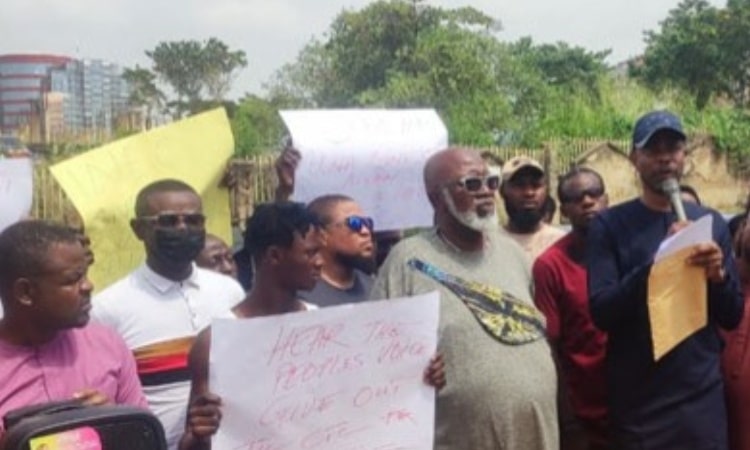 Imo Election: LP's Achonu, Supporters Storm INEC Headquarters, Demand CTC